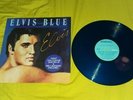 Elvis Record LP - Blue- Original 1984 Blue Vinyl - Gatefold ,  huge Mint Poster
