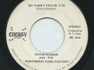 HEAR - Rare Funk 45 - David Wasson & Northwest Funk Factory - My Funky Feelin