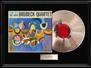 DAVE BRUBECK QUARTET TAKE FIVE WHITE GOLD SILVER PLATINUM TONE RECORD LP