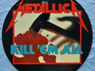 METALLICA Kill 'Em All UK 1986 PICTURE DISK Limited Edition Music For Nations