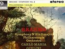 SAX 2498 UK B/S BRAHMS SYMPHONY NR 2 - CARLO MARIA GIULINI - NM