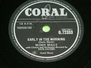 BUDDY HOLLY : Early in the morning / Now we're one -Orig 1958 UK Coral 78rpm 203