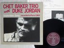 CHET BAKER TRIO WITH DUKE JORDAN SEPTEMBER SONG MARSHMALLOW MMLP-105 Japan LP