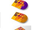 THE ROLLING STONES LIVING IN A GHOST TOWN PURPLE & ORANGE VINYL + CD SINGLE SET