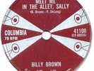 Super Rare 1958 BILLY BROWN Rockabilly 78 RPM Record Meet Me in the Alley, Sally
