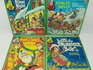 4 Peter Pan Christmas Records Jingle Bells Silent Night 4 Songs On Each 45rpm EP