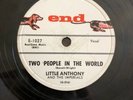 78 rpm, Little Anthony, Tears On My Pillow / Two People In The World, End, VG-