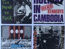 4 Dead Kennedys singles near mint vinyl California Too Drunk Cambodia Bleed 4 Me