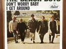 The Beach Boys Don't Worry Baby I Get Around 45 Vinyl Capitol Records 5174