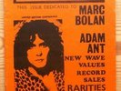 BACK TRAX #1 UK 1980 PUNK FANZINE MARC BOLAN ADAM ANT CLASH SEX PISTOLS BLONDIE