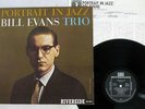 BILL EVANS PORTRAIT IN JAZZ RIVERSIDE VIJ-101 Japan VINYL LP
