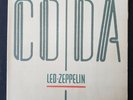 LED ZEPPELIN Coda SWAN SONG CROSSED OUT MATRIX UK 1st A-2 / B VINYL LP INNER
