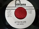 Len Jewell 45 Bettin' on Love/Paint me FONTANA F-1599 RARE PROMO soul NM