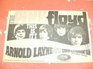 PINK FLOYD  Arnold Layne 1967 ORIGINAL UK ADVERT/POSTER A Piece Of Psych History