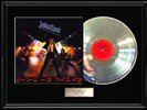JUDAS PRIEST UNLEASHED IN THE EAST WHITE GOLD SILVER PLATINUM TONED RECORD