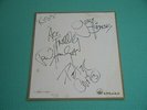 KISS 1970s Victor Promo Autographed Signed Sheet Japan for The Originals