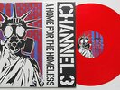 Channel Three / CH 3 - A Home For The Homeless LP RED VINYL / GERMANY PRESS Punk