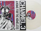 Channel Three / CH 3 - A Home For The Homeless LP CLEAR WAX / GERMANY PRESS Punk