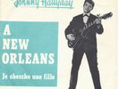 Vinyle pressage danois de Johnny Hallyday single Danemark A New Orleans 42159