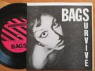BAGS 7” mint 'Survive' 1978 LA punk DANGERHOUSE RECORDS germs BLACK FLAG misfits