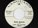 Folk Rock 45 - Mimi & Richard Farina - Reno Nevada - Vanguard - VG++ mp3