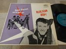 GENE VINCENT and HIS BLUE CAPS: BLUEJEAN BOP: UK 1st press: TURQUOISE / SCALLOP
