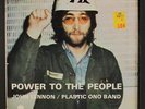 JOHN LENNON & PLASTIC ONO BAND: Power To The People / Touch Me 45 (PS, sm toc,