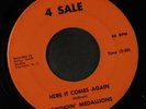 SWINGIN' MEDALLIONS: Double Shot / Here It Comes Again 45 (original label, nic
