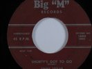 R&B Popcorn 45 JIMMY SEDLAR Shorty's Got to Go BIG M HEAR