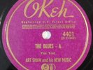 jazz 78 RPM ART SHAW The Blues A, B OKEH E artie big band swing