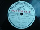 78 RPM RECORD NELLIE MELBA LO,HEAR THE GENTLE LARK.  ADVANCE COPY. DEMO. 12 INCH
