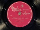 78 RPM -- John Lee Hooker, Modern 847 (Eddie Kirkland, 2nd guitar), EE+  Blues
