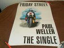 PAUL WELLER FRIDAY STREET ORIG IN STORE PROMO POSTER THE JAM MOD VESPA LAMBRETTA