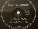 EURYTHMICS Dave & Annie's Christmas Message ’88 rare fan club flexi disc 1988
