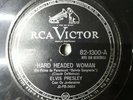 1958 ELVIS PRESLEY 78 RPM HARD HEADED WOMAN/ DON'T ASK ME WHY