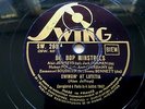 BE BOP MINSTRELS Swing 260 JAZZ 78rpm SWINGIN AT LUTETIA / NIGHT IN TUNISIA