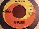 RARE 45  Brian Lord & The Midnighters - The Big Surfer / Not Another One. ZAPPA