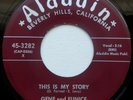 GENE & Eunice .. This Is My Story / Move It Over .. Orig. 45 on ALADDIN ... NICE