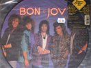 BON JOVI / Slippery When Wet PICTURE Disc (NM/EX) [0358] vinyl LP