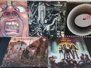 Kiss King Crimson Black Sabbath Deep Purple Queen LP Vinyl 5 Record Lot