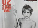 U2 - L.A. SPORTS ARENA FRI.JUNE 17 '83 - 2 X RED MIXED BLACK VINYLS n.006/350