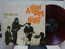 THE BEATLES / A HARD DAY'S NIGHT, RED WAX JAPAN ONLY ORIG. 1964 ODEON LP