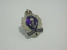 ROYAL NAVY-Lapel Pin/Tie Tack-Real Sapphire-Enamelled-Rhodium Plate-Quality Item