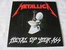 Metallica METAL UP YOUR ASS demo tape LP gold vinyl 2005 french REISSUE mechanix