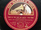 AL BOWLLY + NEW MAYFAIR DANCE ORCH- ’THIS IS THE DAY OF DAYS/SUNNYSIDE LANE’ HMV