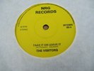 THE VISITORS : TAKE IT OR LEAVE IT /NO COMPROMISE(NRG RECORDS POWER POP/PUNK 7