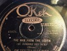 78 Rpm; JOE VENUTI; The Man From The South & Pretty Trix ; Okeh - 41076