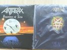 ANTHRAX Persistence Of Time Dbl LP Ltd Edition + For All Kings Dbl LP Ltd Pink
