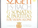 3 LP BOX VANGUARD BACH GUILD ED1 JS Bach SZIGETI Sonatas & Partitas BG-627/9 NM-