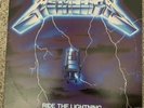 Metallica Ride The Lightning RARE metal Elektra Megaforce 1984 LP VINYL ALBUM
